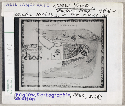 Vorschaubild New York: alter Stadtplan "Dukes Map", London, British Museum 